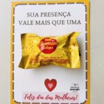 Cartão Lembrancinhas dia das Mulheres