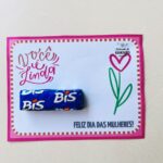 Cartão Lembrancinhas dia das Mulheres