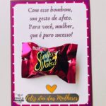 Cartão Lembrancinhas dia das Mulheres