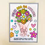 Cartão Buquê dia da  Mulher