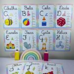 Alfabeto Silábico Cursivo de Parede