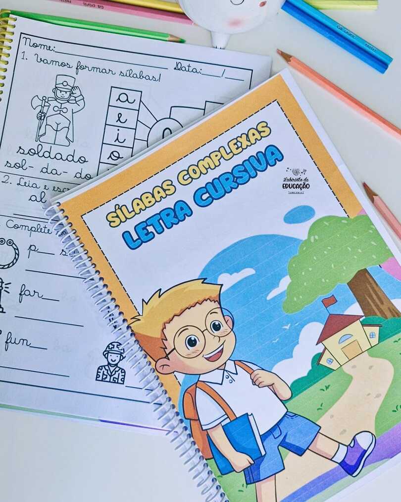 Atividades Sílabas Complexas “Letra Cursiva”